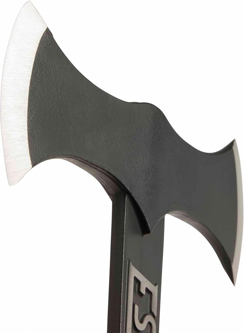 Estwing Double Bit Axe - 38 oz Wood Spitting Tool with Forged Steel Construction & Genuine Leather Grip - EDBA - Image 2